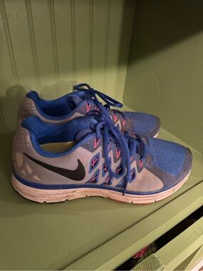 Nike Blue, Gray and Pink Trainer Sneakers